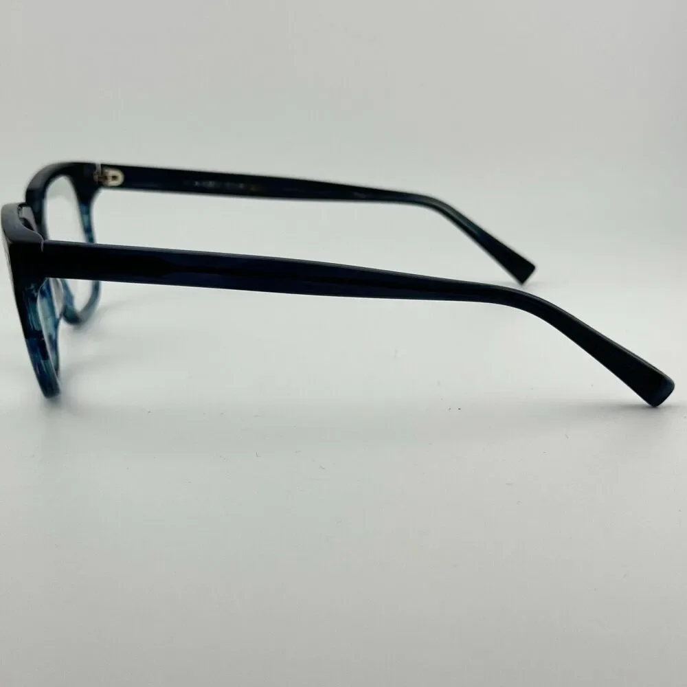 Warby Parker Eyeglasses Duvall 353 51-19-145 Blue Full‎ Rim Frames H13357